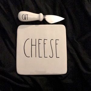 Rae Dunn Cheese Plate and Knife